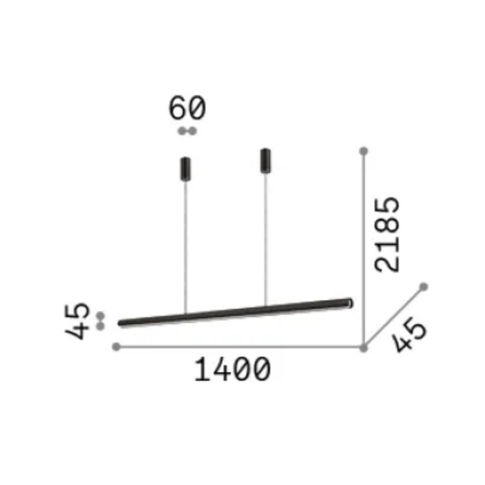 Dorica Linear Suspension Lamp