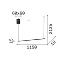 Essence Square Suspension Lamp