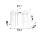 Lucciola 16 Suspension Lamp