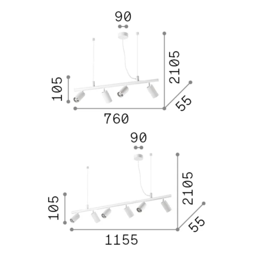 Dynamite Suspension Lamp