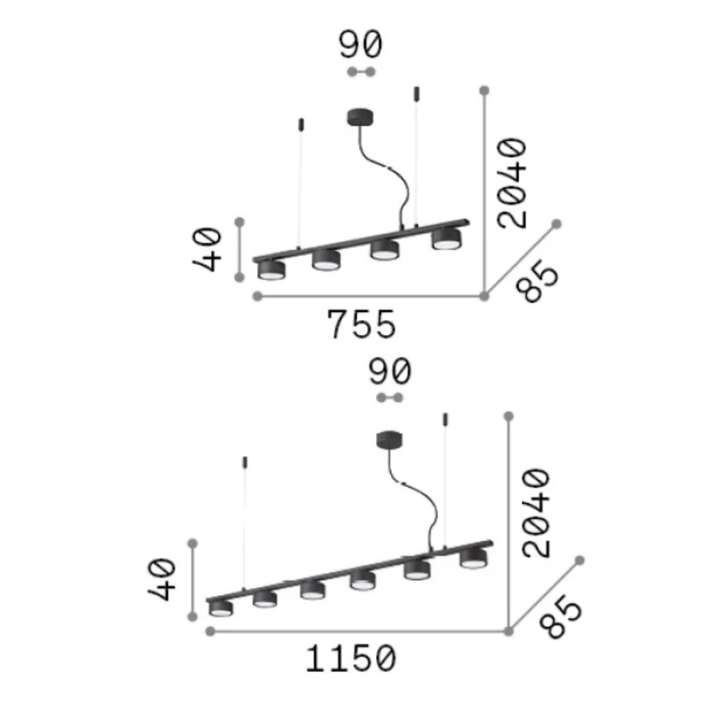 Minor Linear Suspension Lamp