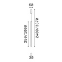 Look LED D30 Suspension Lamp