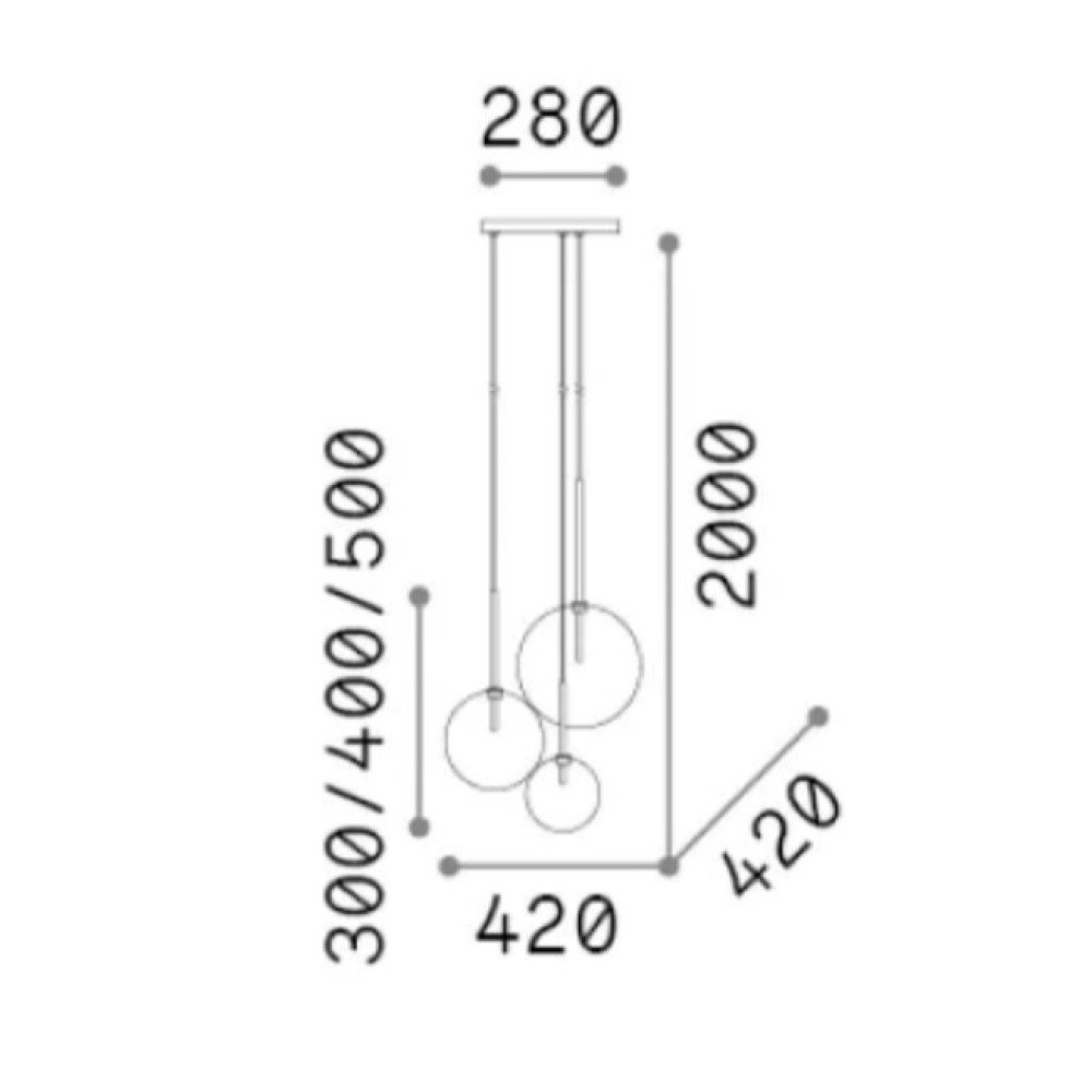 Equinoxe SP3 Suspension Lamp