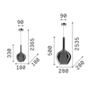 Kalique 1 Suspension Lamp