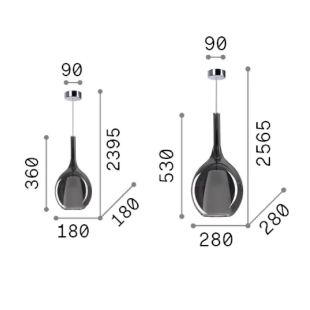 Kalique 2 Suspension Lamp