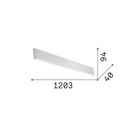 Steel Mono-emission Wall Light