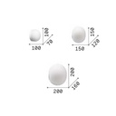 Cotton GX53 Wall Light