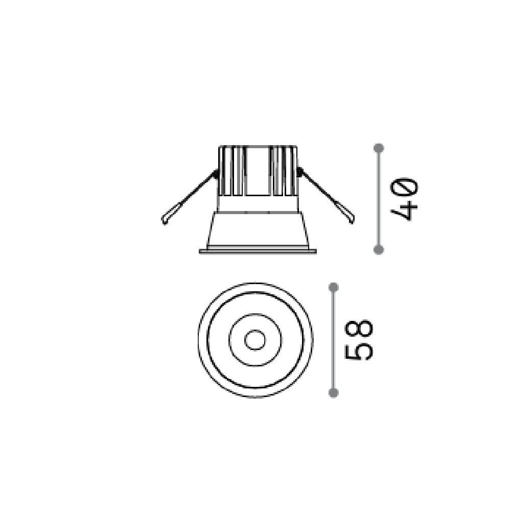 Gamt Trim Round 5W Ceiling Recessed Light