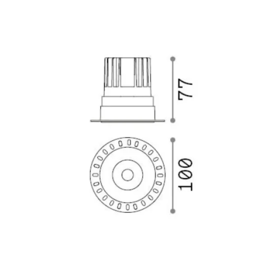 Game Trimless Round Ceiling Recessed Light