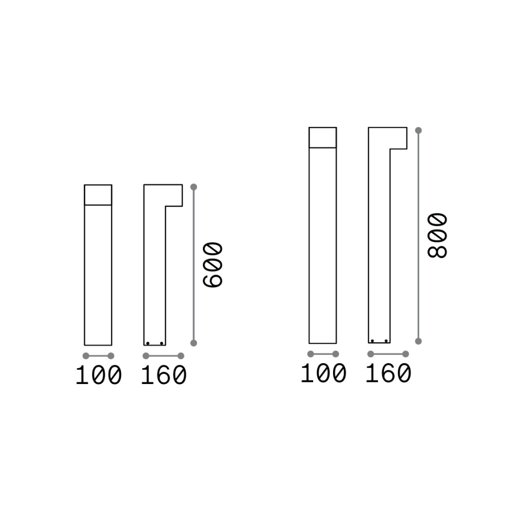 Sirio LED Bollard