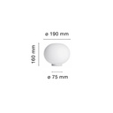 Glo-Ball Basic Zero Table Lamp