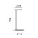 Oblique QI Portable Table Lamp