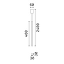 Ultrathin Square Suspension Lamp