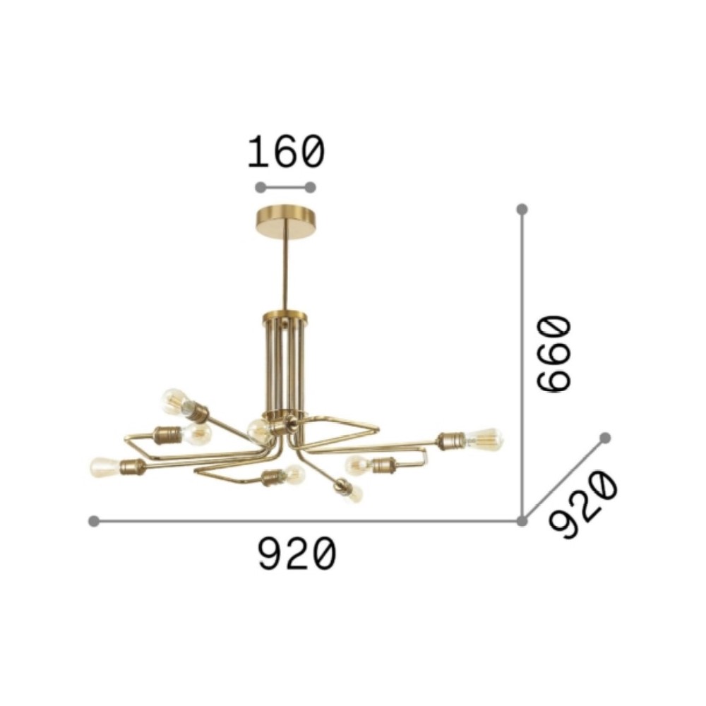 Triumph Suspension Lamp