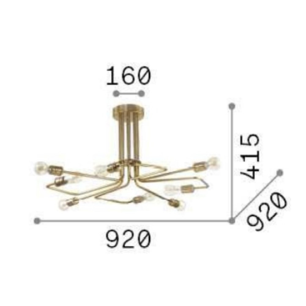 Triumph Ceiling Light