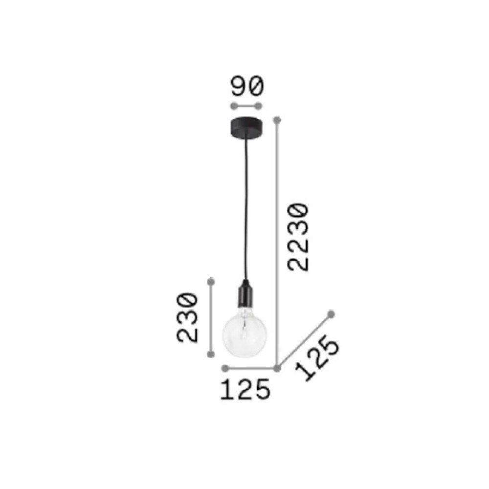 Edison Suspension Lamp