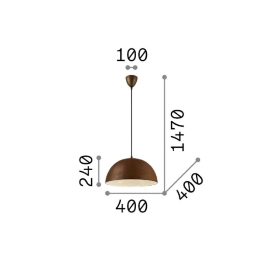 Folk Suspension Lamp