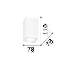 Tower Square Ceiling Light