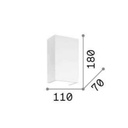Flash Gesso High Wall Light