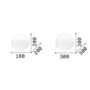 Mapa Bianco Wall Light