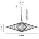 Wiro 3.0 Diamond Suspension Lamp