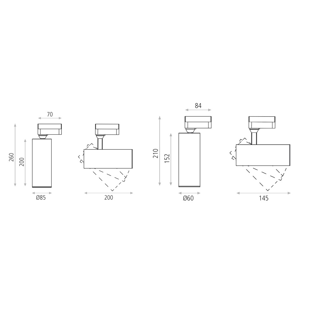 Isquia Track Light