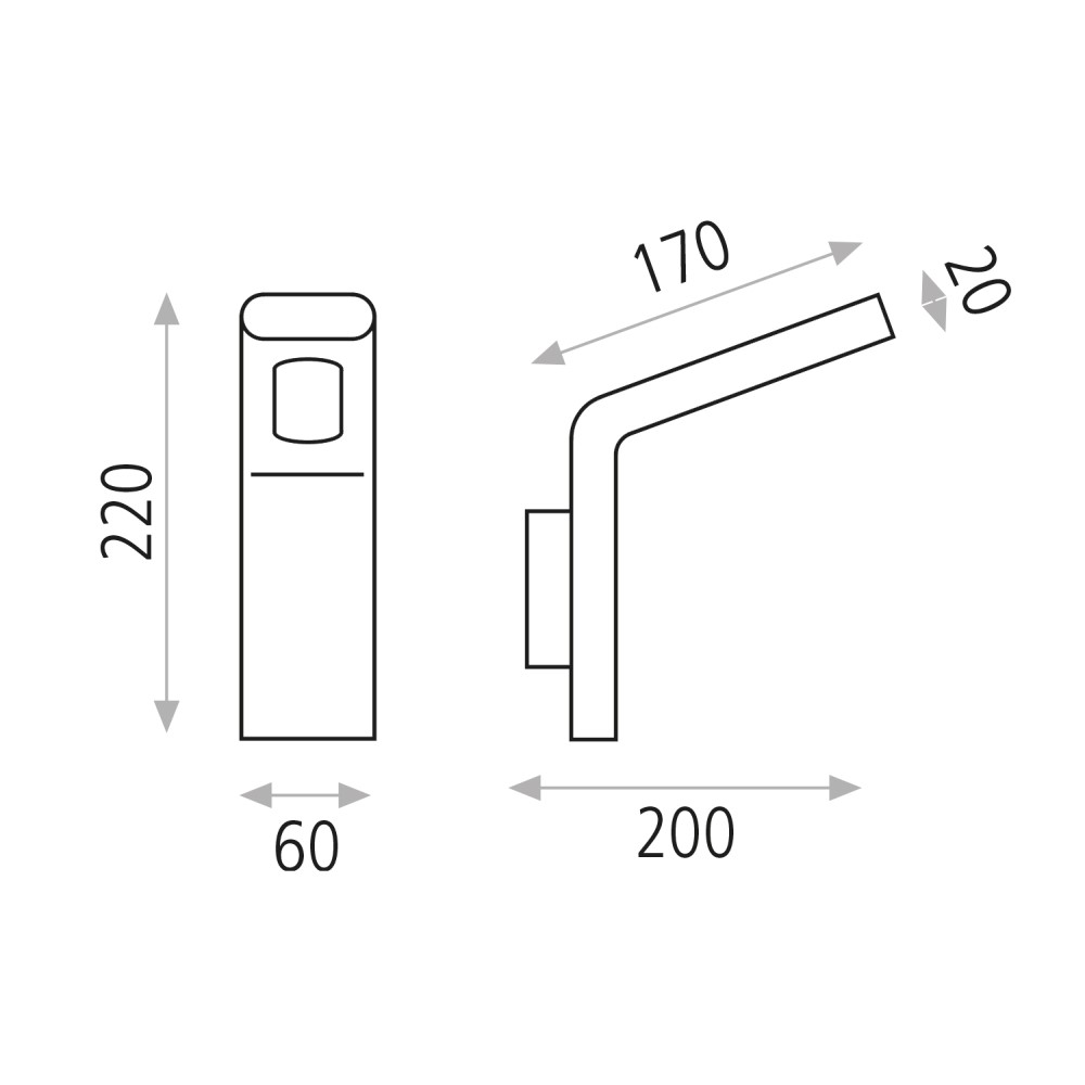 Zen Outdoor Wall Light