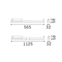 Display Wide Track Light