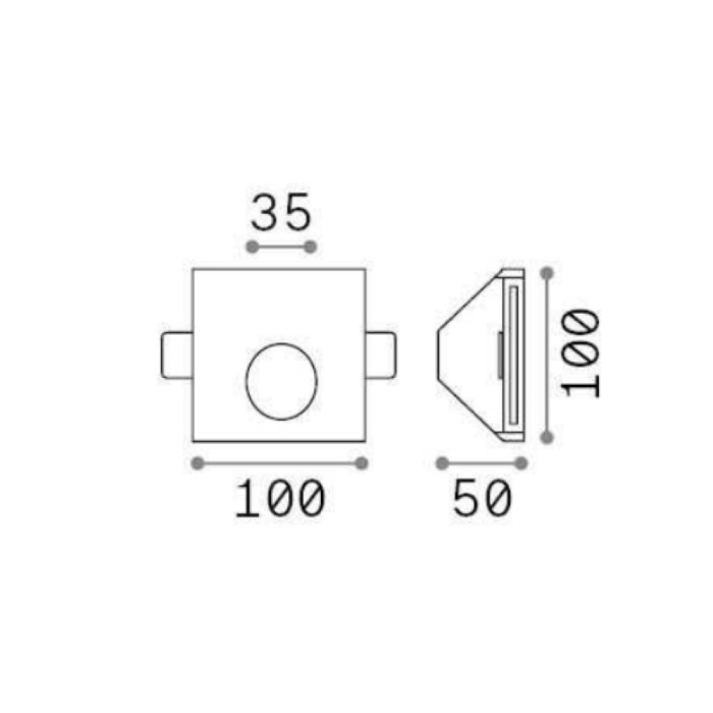 Walky Recessed Wall Light