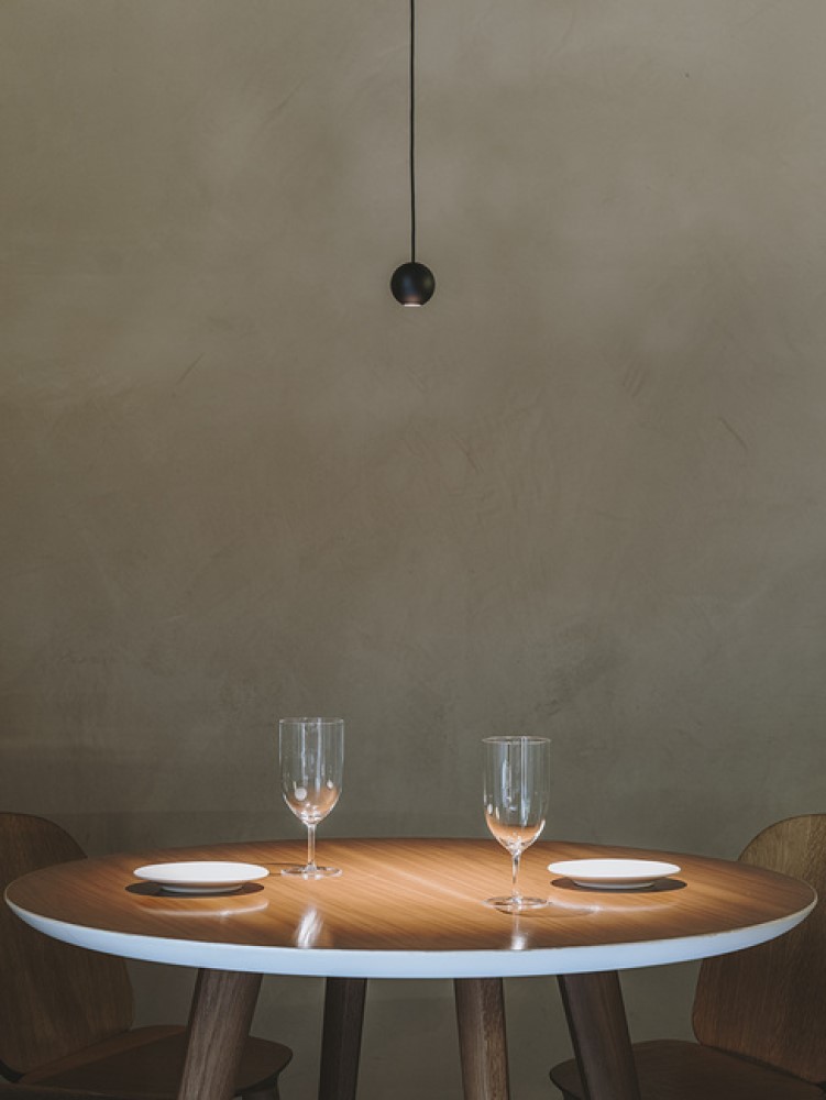 Punto Single Recessed Suspension Lamp