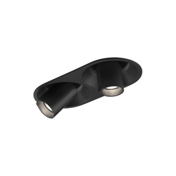 Bliek Petit 2.0 LED vgradna stropna svetilka (Črna, 2700K - toplo bela)