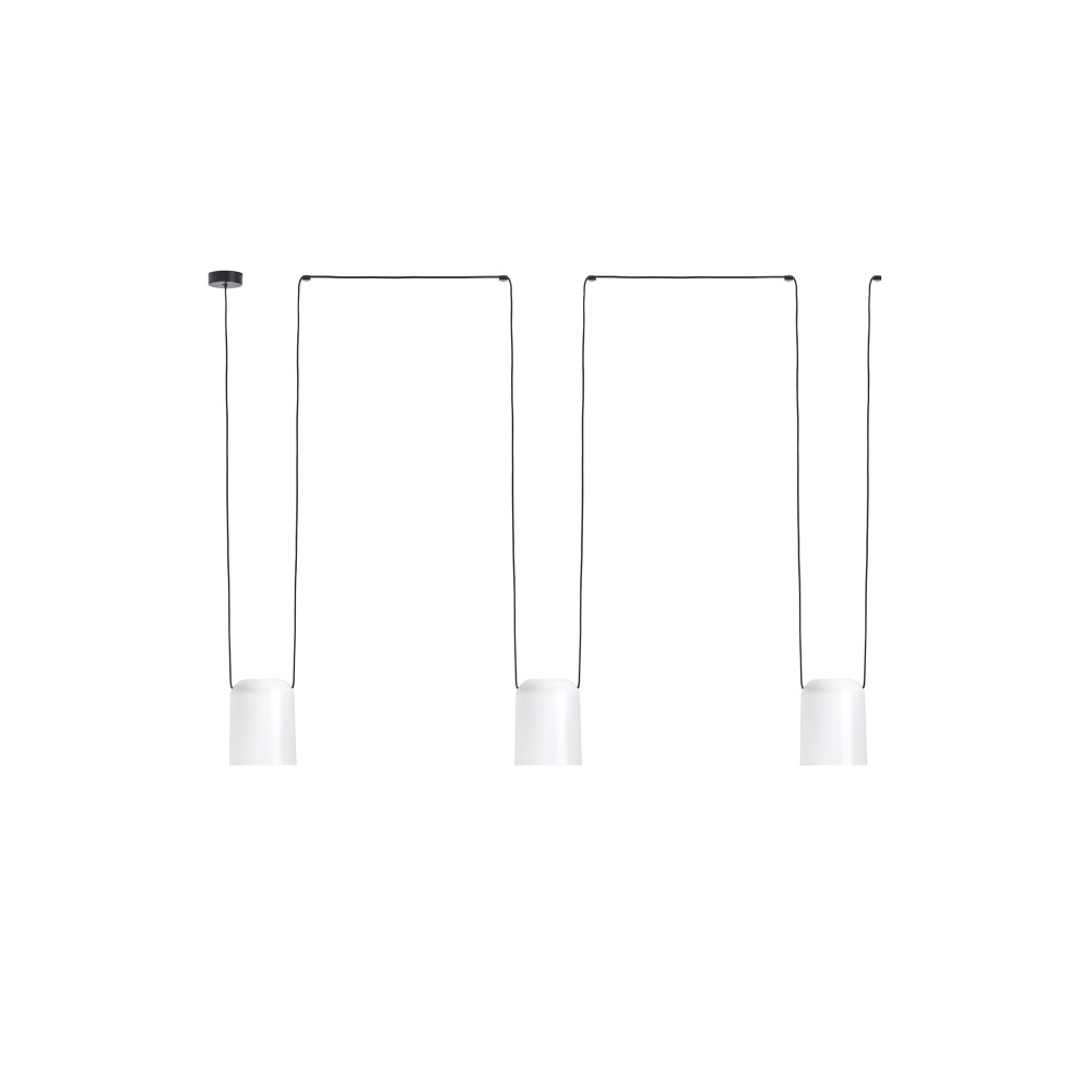 Leds C4 Attic 3 Rectangular Shape viseča svetilka | formasvetila.si