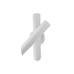 Tubes 2 stenska svetilka (Bela)