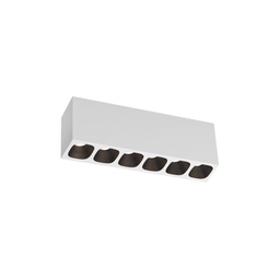 Pirro Petit 6.0 LED stropna svetilka (Bela/črna, 2700K - toplo bela)