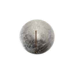 Luna W stenska svetilka (Srebrni barvni listi)