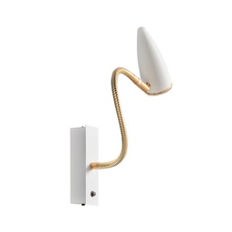 CicloItalia Flex W1 stenska svetilka (Bela)