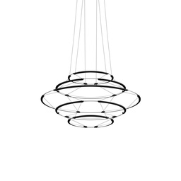 Drop viseča svetilka (Črna, Ø70cm)