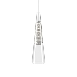 Cono di Luce viseča svetilka (Siva, 45cm)