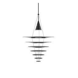 Enigma 825 viseča svetilka (Črna)
