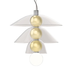 Gems Tall 3 D60 A viseča svetilka (Prozorna, 2700K - toplo bela, DALI)