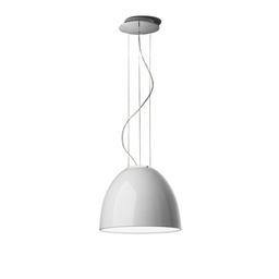 Nur Mini Gloss E27 viseča svetilka (Bela)