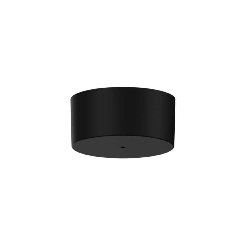 Wever &amp; Ducré Single base round incl. driver 350mA | phase-cut dim Black | formasvetila.si