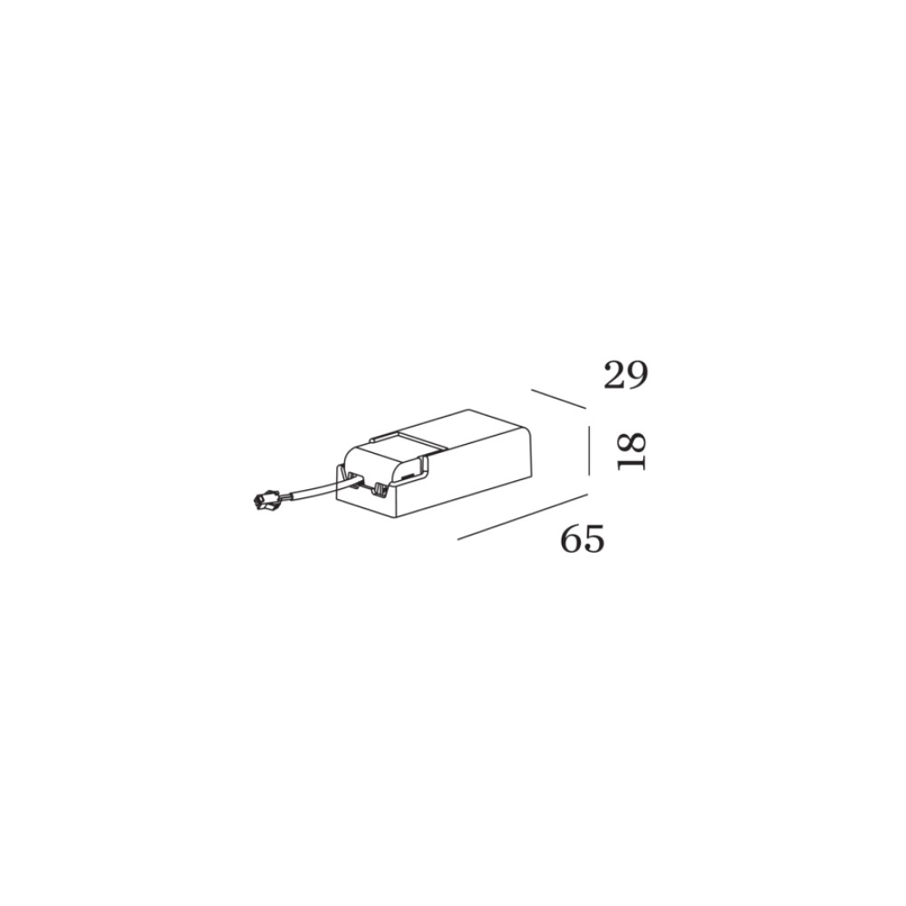Wever &amp; Ducré DRIVER 350mA 3.5W 2.7-10V NON DIM  IP20 220-240VAC | formasvetila.si