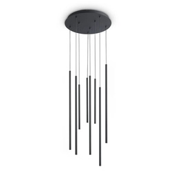 Look Drop viseča svetilka (Črna, Ø40cm, 3000K - toplo bela)