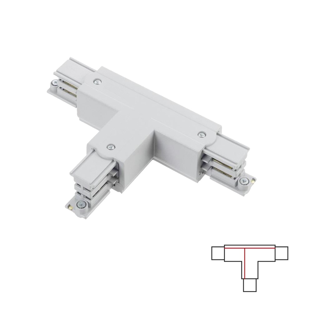 Acb Right T connector 1 White | formasvetila.si