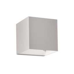 Laser 10x10 stenska svetilka (Mat bela, 2700K - toplo bela)