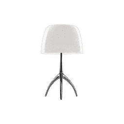 Lumiere namizna svetilka (Aluminij / bela, Majhna, ON/OFF)