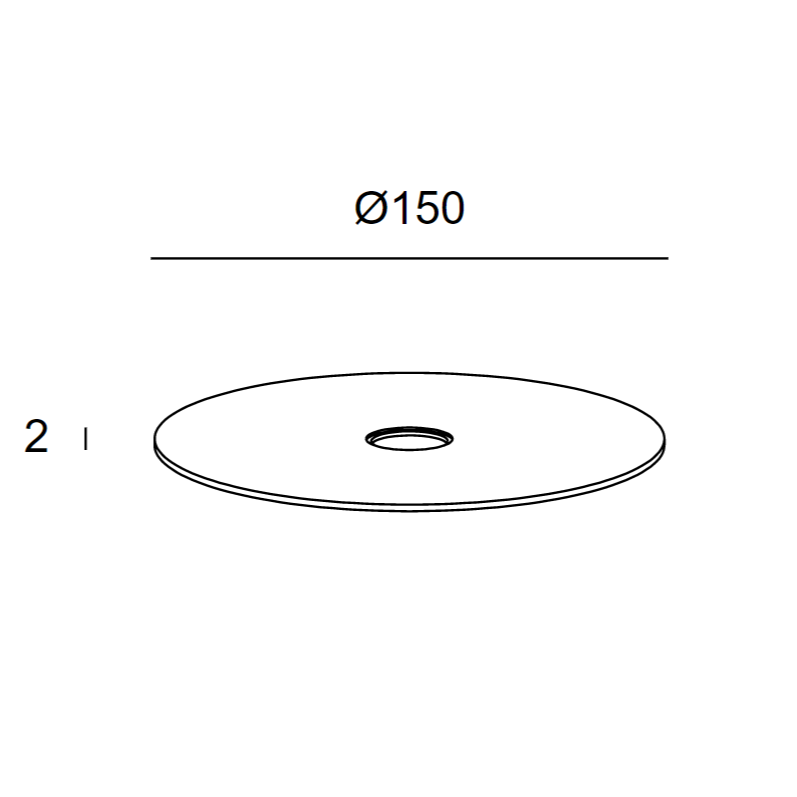 Leds C4 disk medenina | formasvetila.si