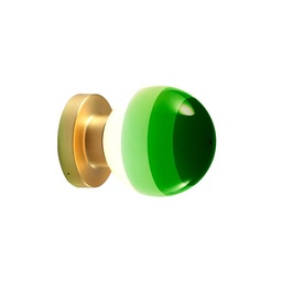 Dipping Light A2-13 stenska in stropna svetilka (Green - Brushed Brass)