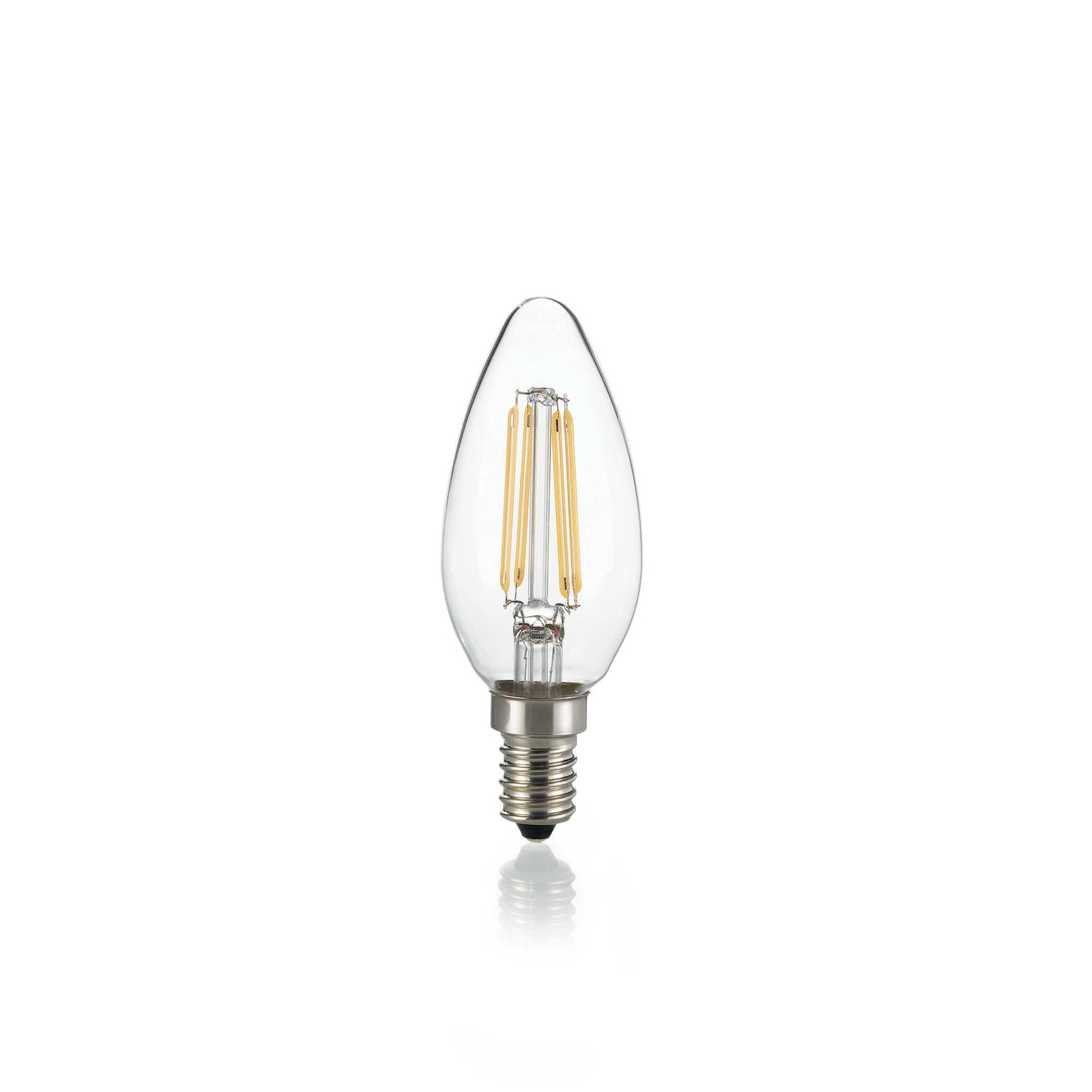 Ideal lux E14 OLIVA 4W 3000K CRI80 TRASP | formasvetila.si